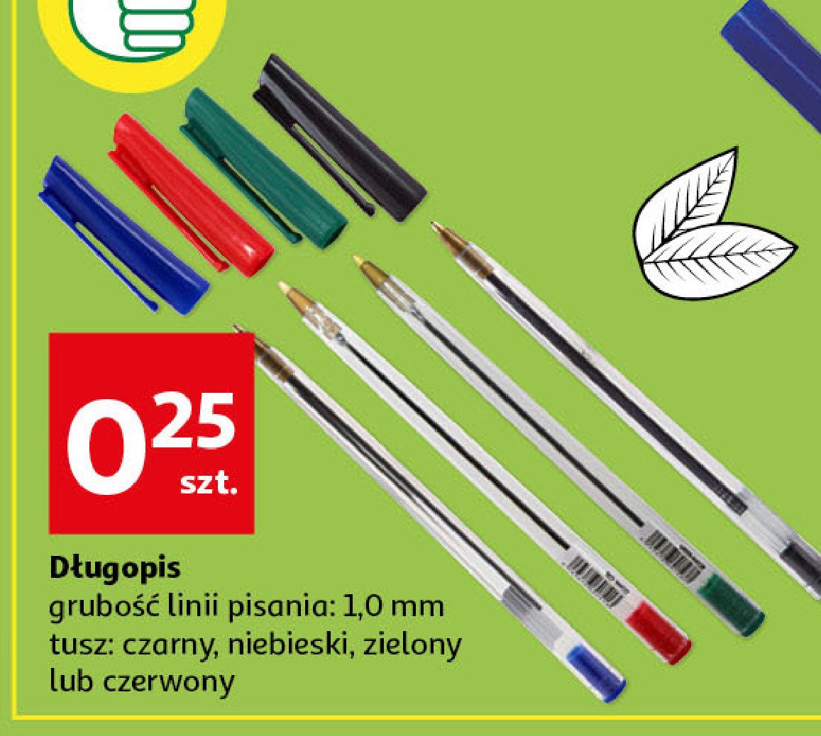 Długopis zielony promocja