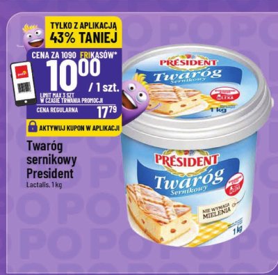 Twaróg sernikowy 1 kg promocja w POLOmarket