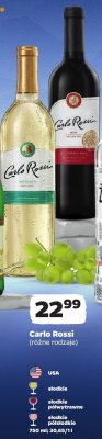 Wino Carlo Rossi Moscato promocja w Netto