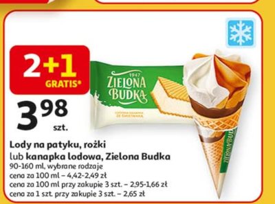 Rożek słony karmel ze śmietanką Zielona budka promocja