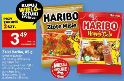 Żelki Haribo, 85 g promocja w Twój Market