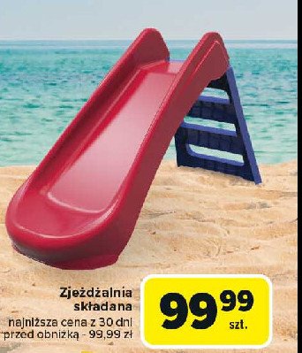Zjeżdżalnia składana 130 cm Tobi toys promocja w Carrefour Market