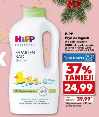 Płyn do kąpieli dla całej rodziny HIPP promocja w Kaufland