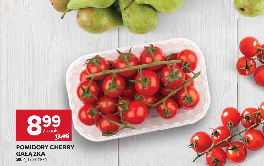 Pomidory cherry gałązka promocja