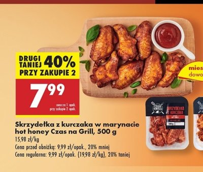 Skrzyde艂ka z kurczaka w marynacie hot honey Czas na grill promocja