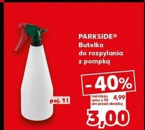 Butelka ze spryskiwaczem Parkside promocja