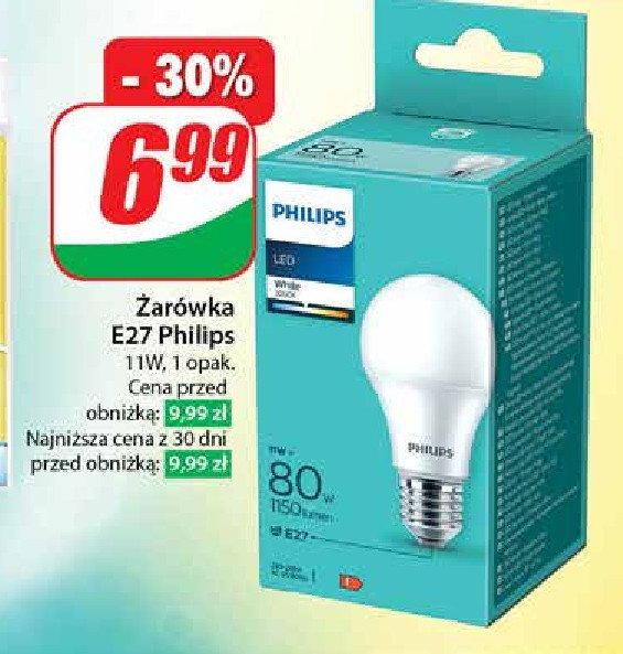 Żarówka 80w e27 Philips promocja