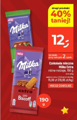 Czekolada mleczna Milka Extra różne rodzaje promocja w Dealz
