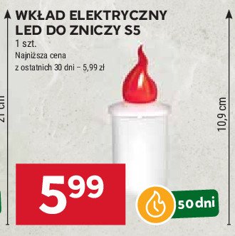 Wkład elektryczny led s5 promocja w Stokrotka