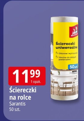 Ściereczki na rolce Jan promocja w Leclerc