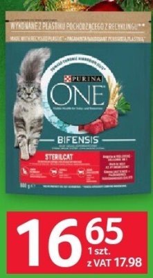 Karma Purina One dla kota 750/800 g promocja w Selgros