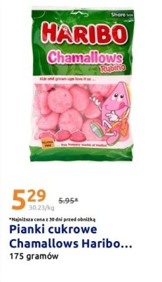 Pianki cukrowe Chamallows Haribo promocja w Action