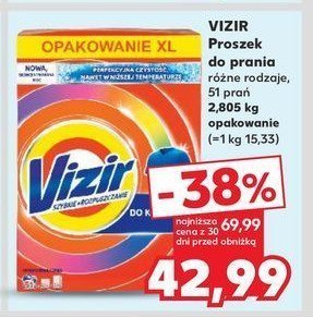 Proszek do prania kolorów Vizir promocja