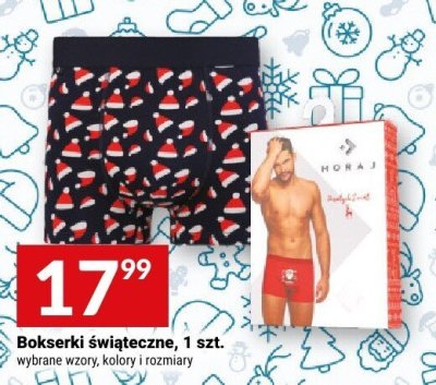 Bokserki świąteczne, 1 szt. promocja w Twój Market