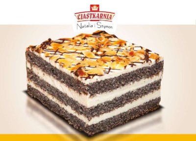 Ciasto makowo-migda艂owe Ciastkarnia Natalia i Szymon promocja w TOPAZ