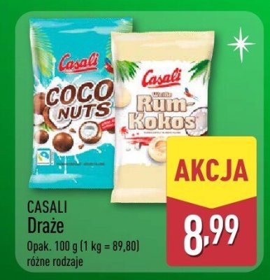 Draże CASALI Draże różne rodzaje promocja w Aldi