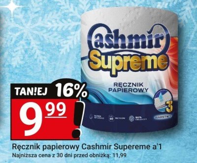 Ręcznik papierowy Cashmir Supereme a'1 promocja w Hitpol