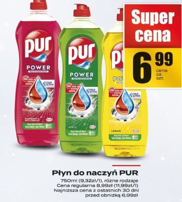 Płyn do naczyń PUR promocja w Supeco