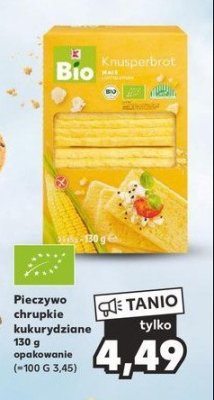 Pieczywo chrupkie kukurydziane K-classic bio promocja