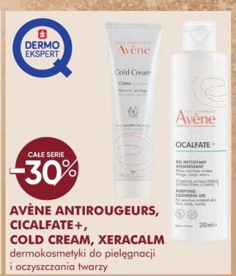 Kosmetyki Avene Antirougeurs, Cicalfate+, Cold Cream, Xeracalm promocja w Super-Pharm