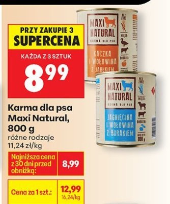 Karma dla psa Winston delikat promocja w Biedronka