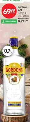 Gin Gordon's 0,7l promocja w Żabka