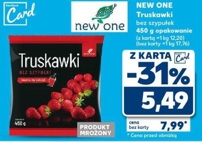 Truskawki bez szypułek 450 g promocja w Kaufland