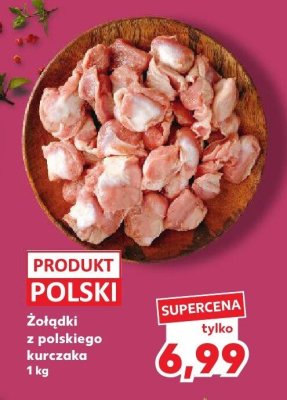 Żołądki z polskiego kurczaka 1 kg promocja w Kaufland