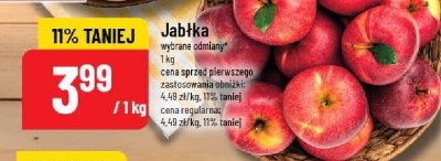 Jabłka wybranej odmiany promocja w POLOmarket
