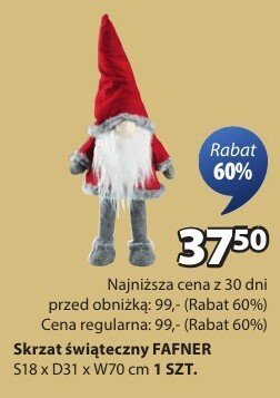 Skrzat świąteczny FAFNER promocja w Jysk