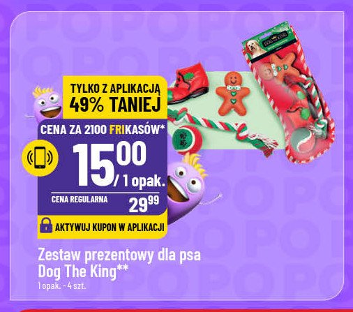 Zestaw prezentowy dla psa Dog the king promocja w POLOmarket