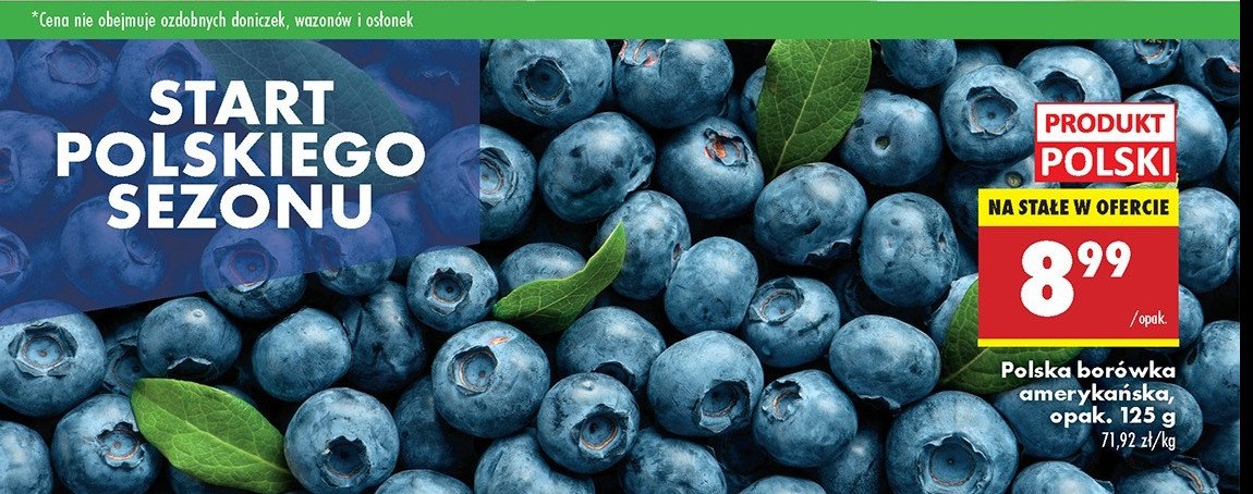 Borówka amerykańska promocja w TOPAZ