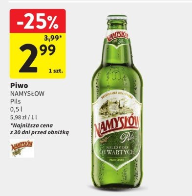 Piwo promocja w Intermarche