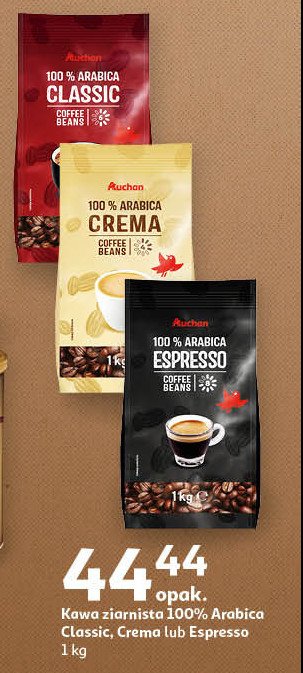 Kawa espresso Auchan promocja