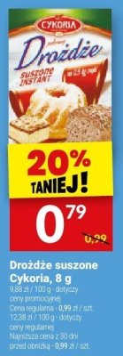 Drożdże suszone Cykoria, 8 g promocja w Twój Market