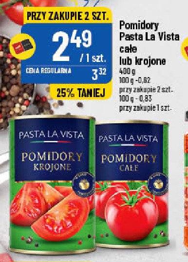 Pomidory całe Pasta la vista promocje