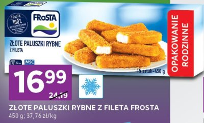 Złote paluszki rybne z fileta FRoSTA promocja w Stokrotka