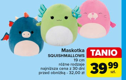 Maskotka squishmallows 19 cm promocja