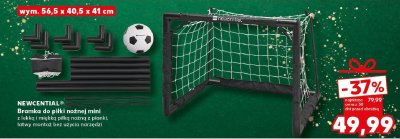 Mini bramka + piłka do piłki nożnej promocja w Kaufland