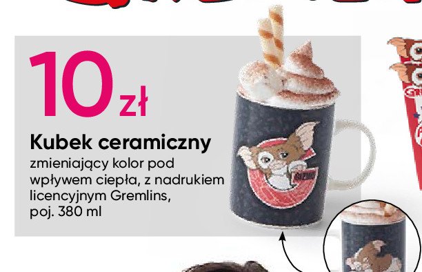 Kubek ceramiczny 380 ml gremlins promocja w Pepco