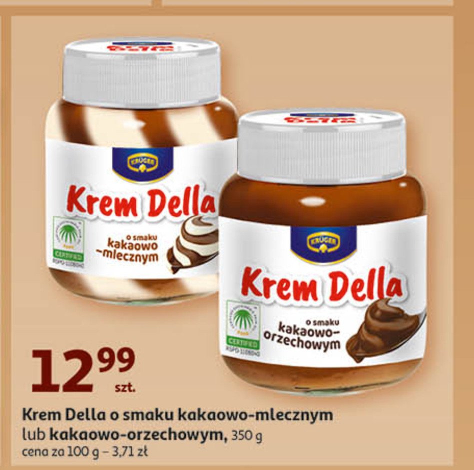 Krem della kakaowo-mleczny Kruger promocja