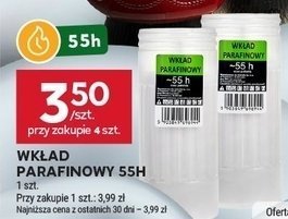Wkład parafinowy 55H promocja w Stokrotka