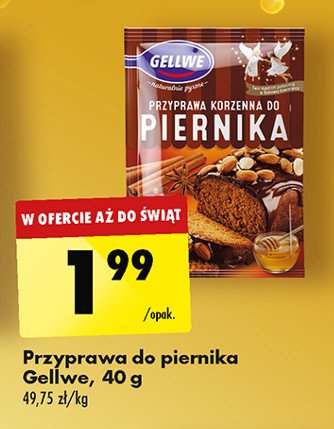 Przyprawa do piernika Gellwe promocja w Biedronka