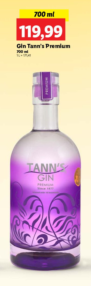 Gin Tann's promocja w Lidl