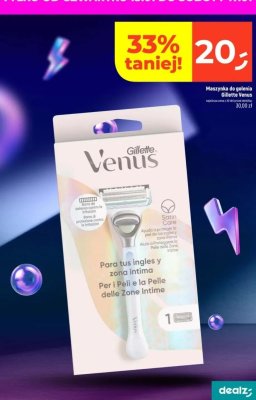 Maszynka do golenia Gillette Venus promocja w Dealz