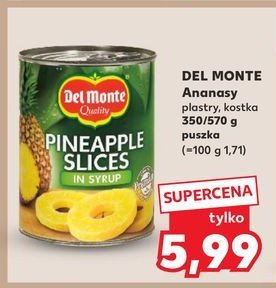 Ananas w syropie kostka Del monte promocja