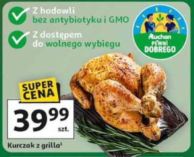 Kurczak z grilla promocja w Auchan