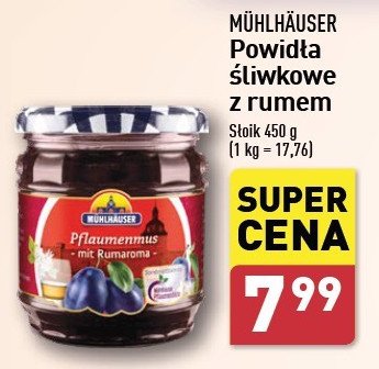 Powidła śliwkowe Muhlhauser promocja