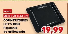 Pojemnik do grillowania 28.5 x 23 x 2.5 cm K-classic let's bbq promocja