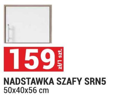 NADSTAWKA SZAFY SRN5 50x40x56 cm promocja w Merkury Market